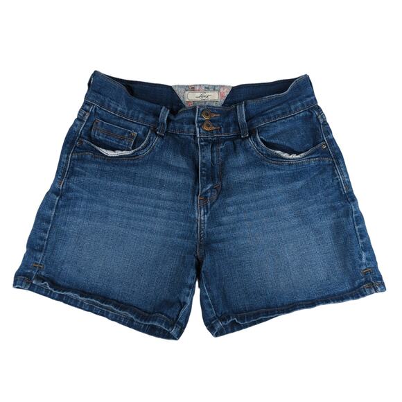 Levi's 5" Denim Shorts Stretch Women's Size‎ 4 Y2K - Picture 1 of 4